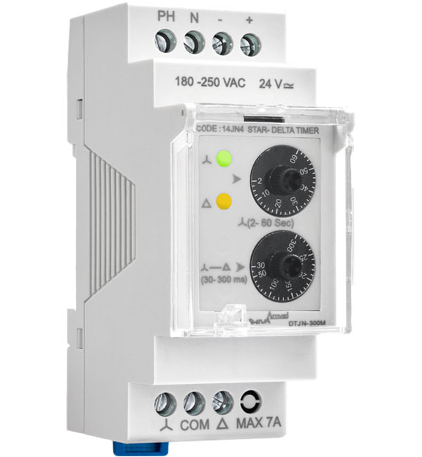 تایمر پارس فانال به قیمت کارخانه! تایمر ستاره مثلث (سریn) مدل dtjn-300m شیوا امواج - تصویر 1