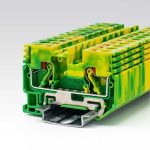 ترمینال ریلی سری فشاری ارت سایز 10 مدل RPET10 شرکت رعد