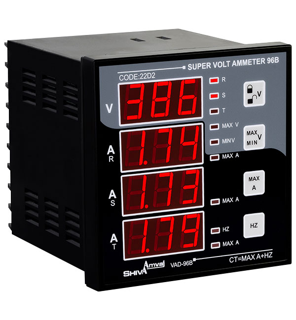سوپر ولت آمپرپارس فانال با قیمت کارخانه ! سوپر ولت آمپر مترمدل vad-1000a96b برند شیوا امواج - Image 1