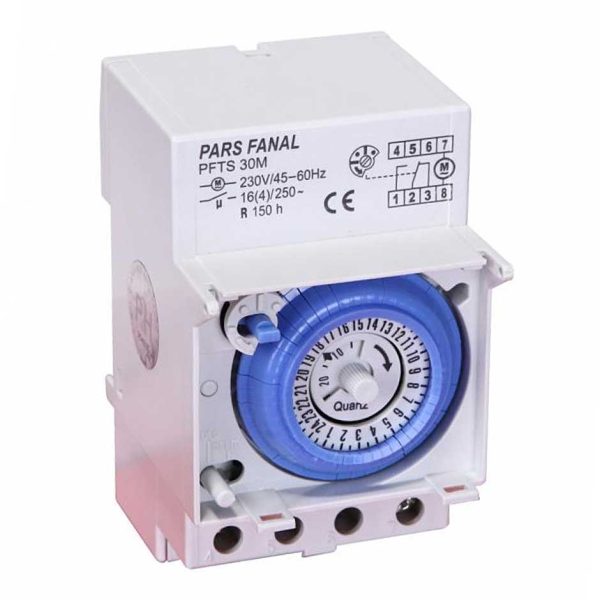 تايمر ذخيره دار 11دقيقه ای مدل PFTS 30M ولتاژ 220V