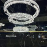 لوستر آویز دایره طرح لاین (SMD) – سادگی مینیمال، روشنایی یکنواخت و طراحی خطی مدرن